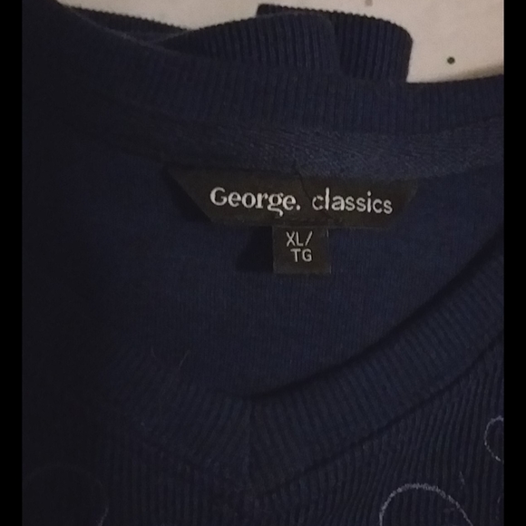 ✅4/$20✅ George Classic Blue Women’s V-neck style dressy style sweater! - Picture 5 of 6
